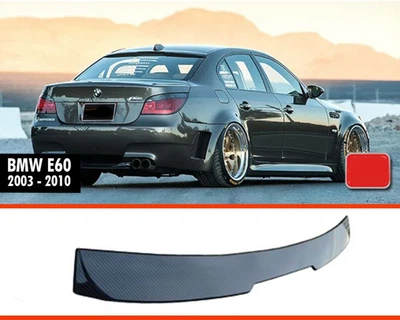 Спойлер для BMW 5 E60/E61 2003-2010, черный глянец V1