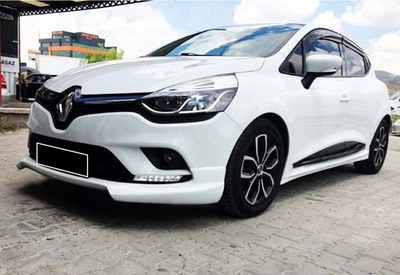 Губа під передній бампер для Renault Clio 4 2012-2019 Хетчбек, під фарбування