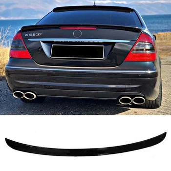 Спойлер DPT (черный глянец) для Mercedes E-class W211 (2002-2009 гг), стильный спойлер для E-class W211