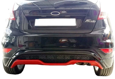 Задний диффузор DPT V-3 для Ford Fiesta (2008-2017 гг), черный глянец, диффузор для Fiesta, автоаксессуары