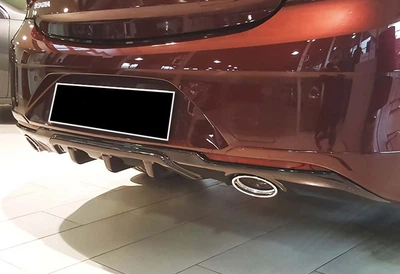 Задній дифузор DPT для Opel Insignia (2017-2022 рр.), чорний глянець, дифузор для Insignia, автоаксесуари Opel