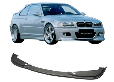 Губа під передній бампер Hamann для BMW 3 E46 1998-2006, чорний глянець