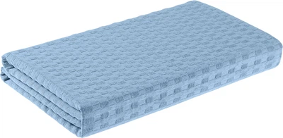 Рушник вафельний Home Line для пляжу та лазні 100х160 см Блакитний (190687 HL)