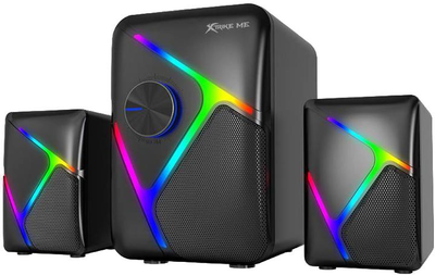 Акустика XTRIKE ME Gaming Speaker SK-610, 5W, 2x3W, RGB, USB, 1.2m, black