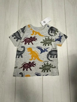 Футболка сіра Динозаври Primark 98см (400010169)
