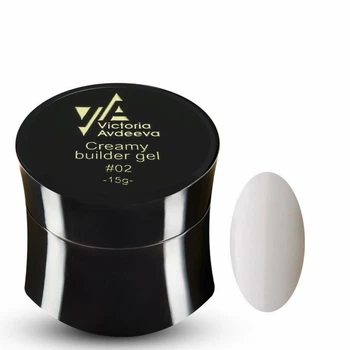 Моделирующий крем-гель для наращивания ногтей Victoria Avdeeva Creamy Builder Gel №02 15 мл