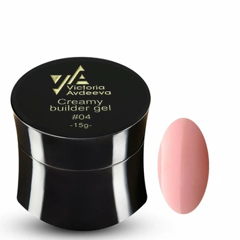 Моделирующий крем-гель для наращивания ногтей Victoria Avdeeva Creamy Builder Gel №04 15 мл