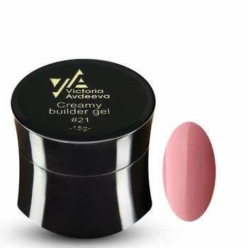 Моделирующий крем-гель для наращивания ногтей Victoria Avdeeva Creamy Builder Gel №21 15 мл