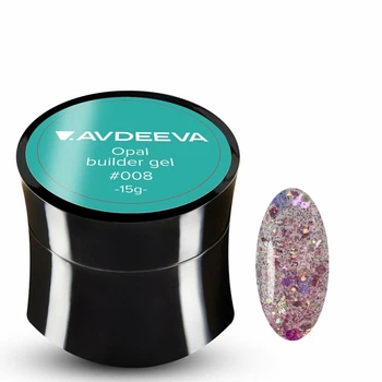 Моделирующий гель для наращивания ногтей Victoria Avdeeva Builder Gel Opal №08 15 мл