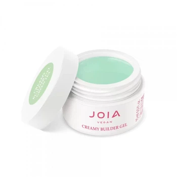 Моделирующий гель для наращивания ногтей JOIA Vegan Creamy Builder Gel Green Tea 15 мл (Зелёный)