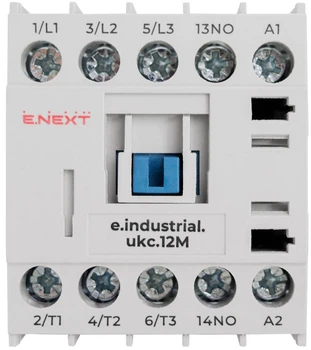 Малогабаритний контактор E.NEXT e.industrial.ukc.12M.220. NO 12А 220В no i.0090018