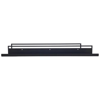 Полка Металлическая 60см х 7.5см Glozis Bau Black 60 K-006
