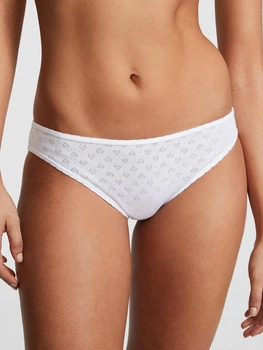 Жіночі трусики Victoria's Secret (425863974638) COTTON BIKINI PANTY L білі