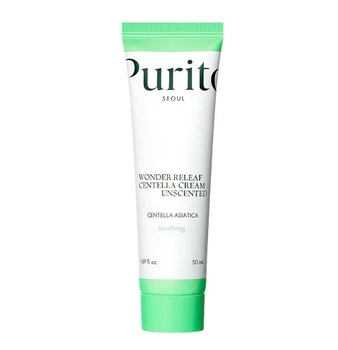 Крем с центеллой без масел Purito Seoul Wonder Releaf Centella Cream Unscented для восстановления кожи 50 мл