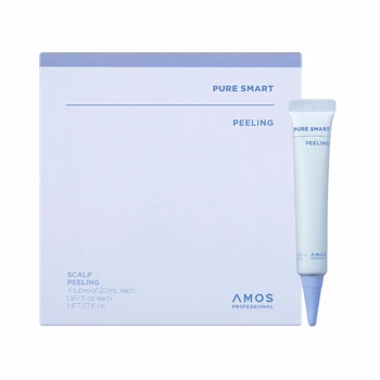 Пілінг-гель для шкіри голови AMOS Professional Pure Smart Peeling, 4×20 ml
