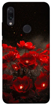 TPU чохол Demsky Burning flowers для Xiaomi Redmi Note 7 / Note 7 Pro / Note 7s