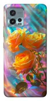 TPU чохол Demsky Golden rose для Motorola Moto G72