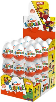 Kinder Сюрприз 20 г Месники 36 шт в упаковці (05413548141084)