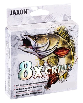 Шнур JAXON Crius 8X Grey 150m 0.14mm 15 kg