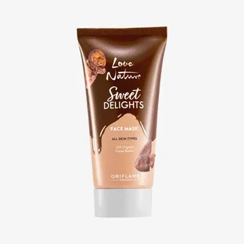 Успокаивающая маска для лица Oriflame Love Nature с органическим маслом какао, 50 мл