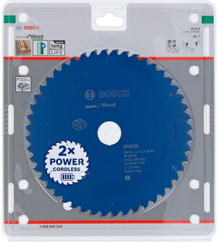 Диск пиляльний Bosch Expert for Wood 216 мм 48Z (2608644519)