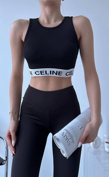 Жіночій топ Celine универсал чорний (1156)
