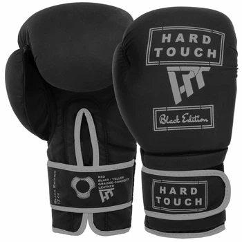 Перчатки боксерские Hard Touch BO-4658 12 унций Черно-серый