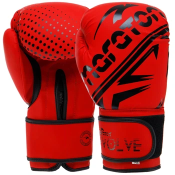 Перчатки боксерские PVC MARATON (размер 12oz, Красный) (EVOLVE02_Красный_12_унции)
