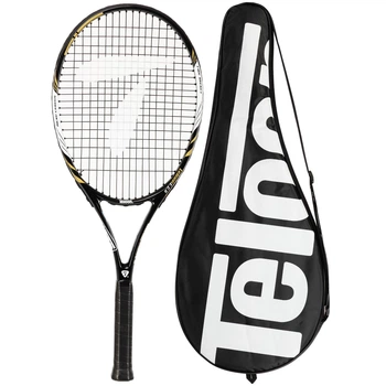 Ракетка для великого тенісу TELOON X-BLADE-V5 (алюміній, вага-280гр, чорний-золотий)