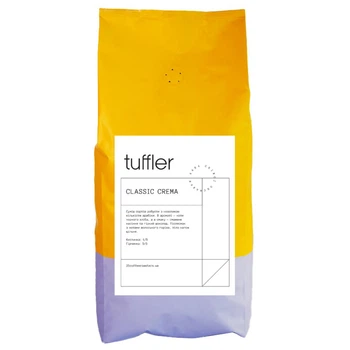 Кава в зернах tuffler суміш арабіки та робусти Classic Crema 1 кг