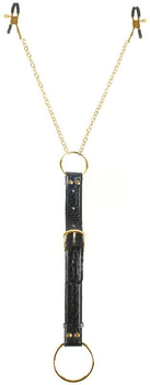 Эрекционное кольцо и зажимы для сосков Fetish Fantasy Gold Cockring & Nipple Clamps (16841000000000000)