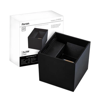 Светильник архитектурный Feron DH012 COB 2*3W 4000K черный