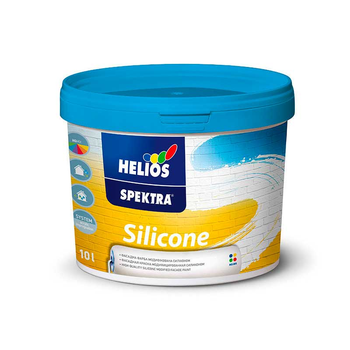Фасадная краска силиконовая Helios Spectra Silicone В1 2 л белый