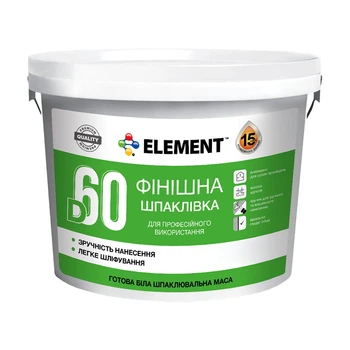 Шпаклевка финишная Element D60 акриловая 1,5 кг