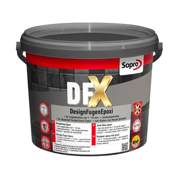 Фуга Sopro DFX 1203 епоксидна срібно-сіра 17 3 кг