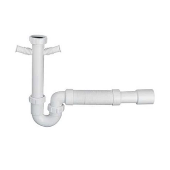 Труба гофрированная угловая McAlpine HC745 40х40/50мм 600мм