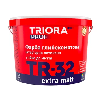 Краска интерьерная Triora TR-32 extra matt глубокоматовая белая 5 л