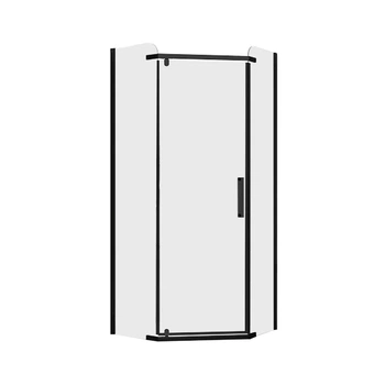 Душевая кабина Aquaform MAIN BLACK 111-09371B пятиугольная 90*90*200 см