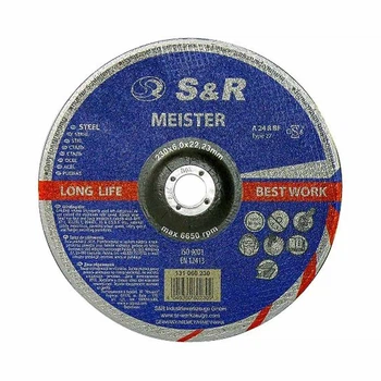 Круг зачистной S&R Meister 131060230 по металлу 230*6,0*22,2 мм