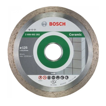 Алмазный диск Bosch Standart Ceramic 2608602202 22,23*125 мм