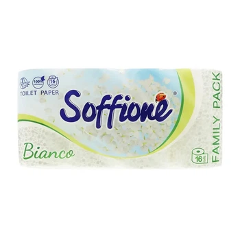 Папір туалетний Soffione Bianco 16 шт