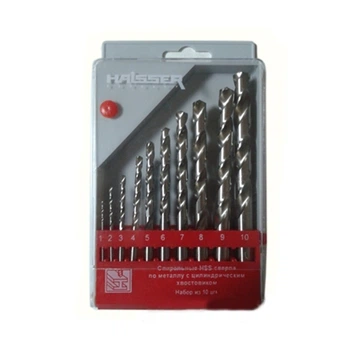 Набор сверл по металлу HAISSER HS101201 1-10 мм 10 шт