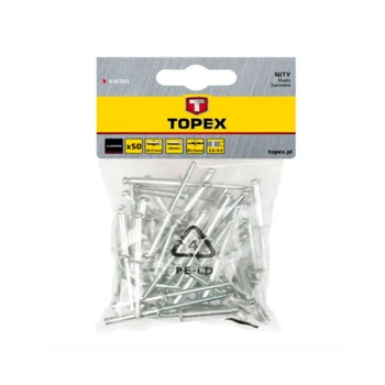 Заклепки алюмінієві Topex 43E301 3,2*8 мм 50 шт