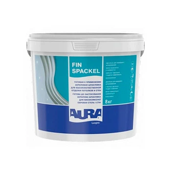 Шпаклевка финишная Aura LuxPro Fin Spackel акриловая 8 кг