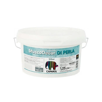 Шпаклевка финишная Caparol StuccoDecor Di Perla Silber 1,25 л