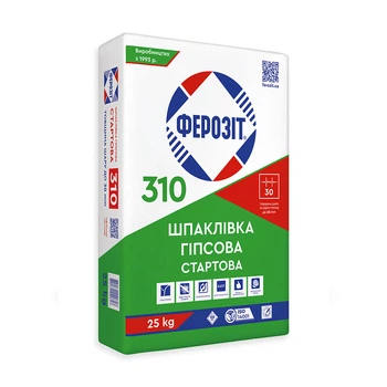 Шпаклевка стартовая Ферозит 310 гипсовая 25 кг