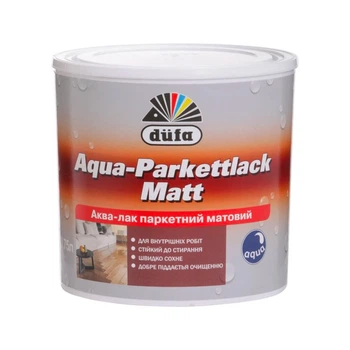 Лак паркетный Dufa Aqua-Parkettlack Glanz 0,75 л