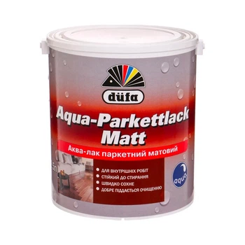 Лак паркетный Dufa Aqua-Parkettlack Matt 2,5 л