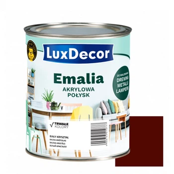 Эмаль акриловая LuxDecor горячий шоколад 0,75л
