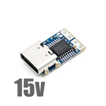 Модуль PD триггер 15в USB Type-C PD 2.0 3.0 для питания ноутбука роутера ip2721